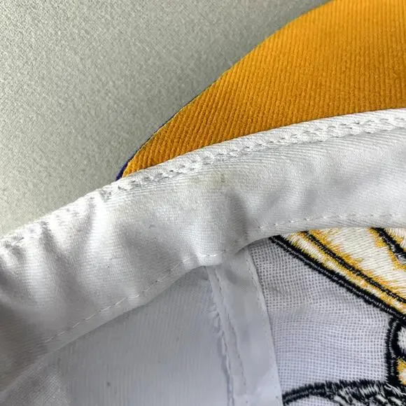 Vintage Minnesota Vikings Hat Snapback White The Game Big Logo NFL Football 90s - Picture 9 of 12